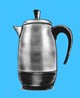 Coffee Pot Print Blue