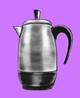 Coffee Pot Print Magenta